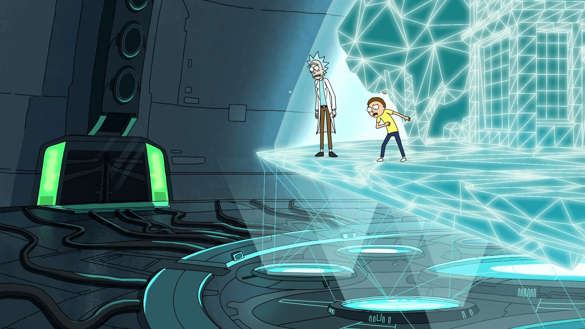 background rick and morty