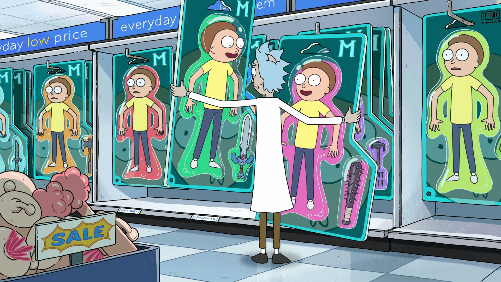 background rick and morty