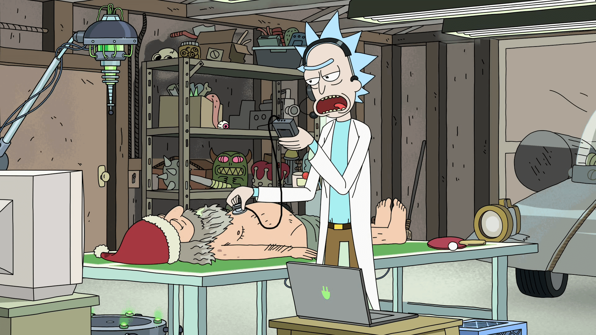 background rick and morty