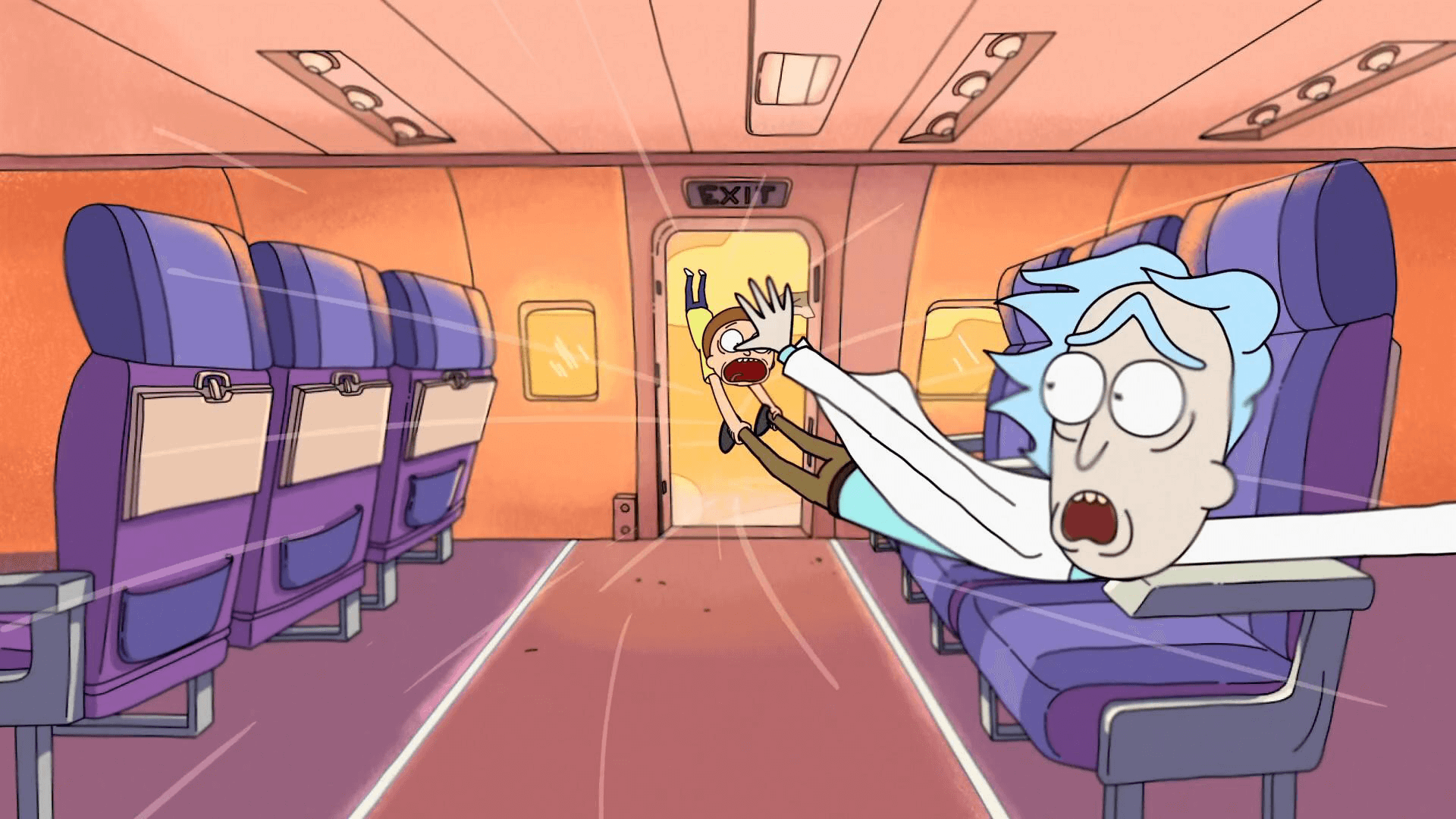 background rick and morty