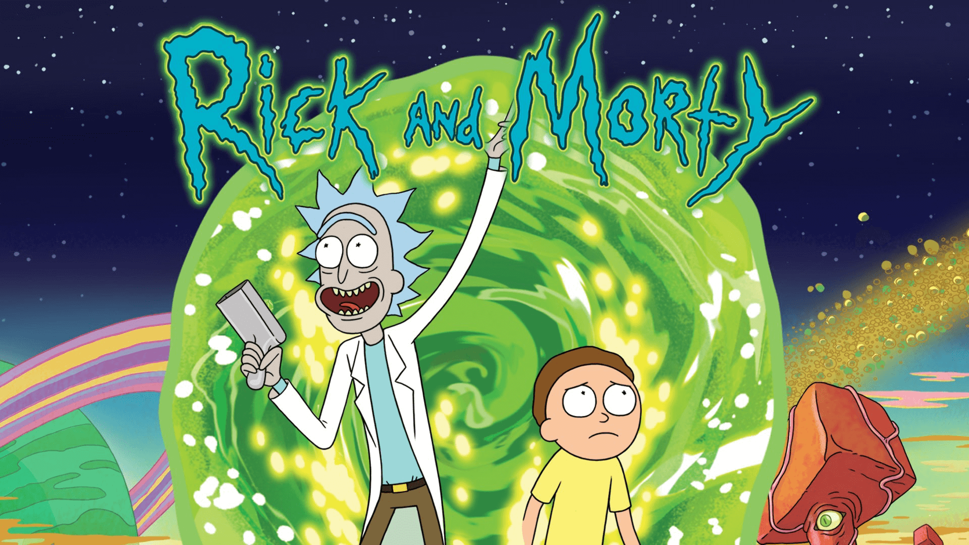 background rick and morty