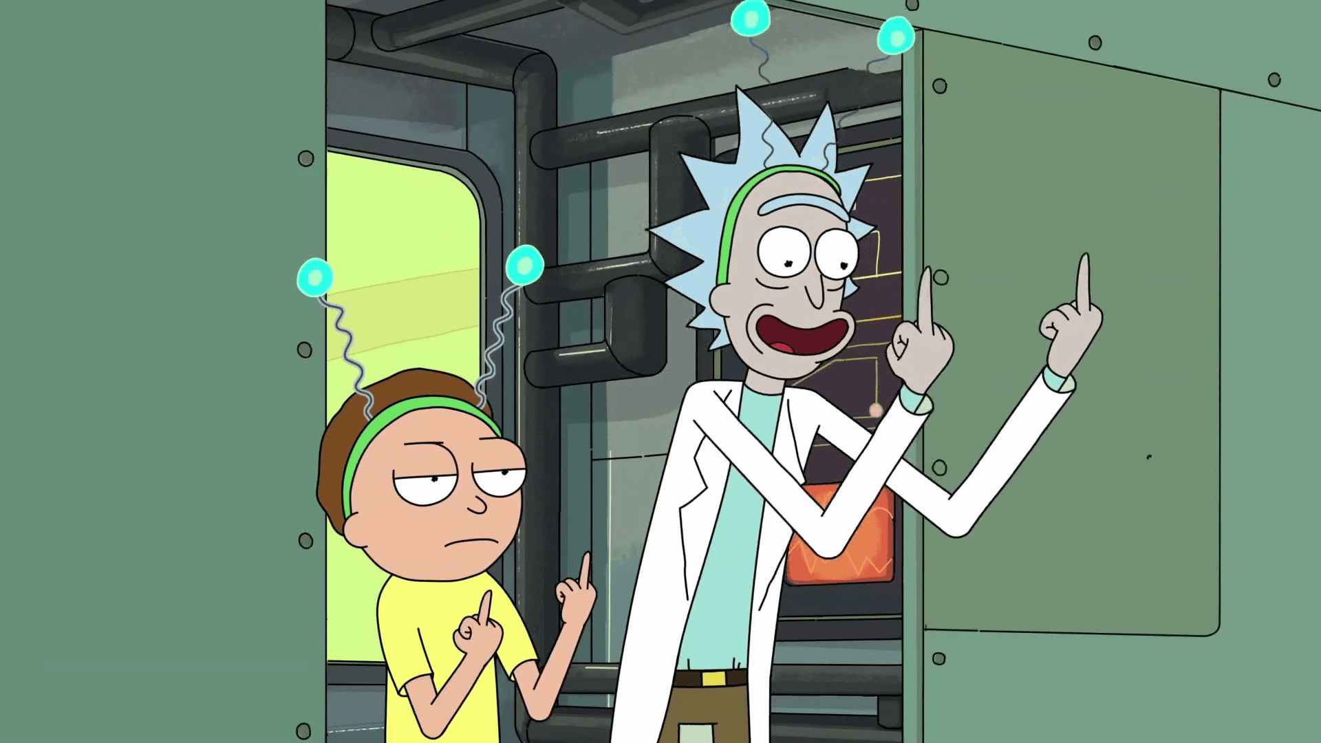 background rick and morty