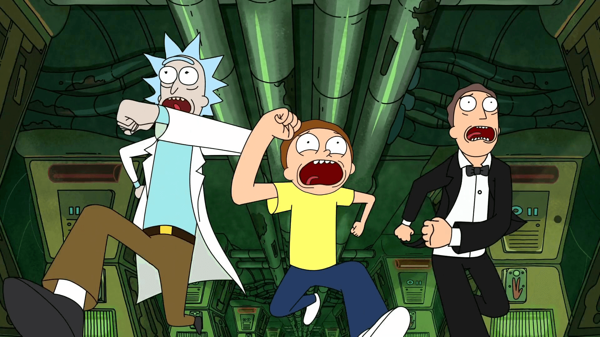background rick and morty