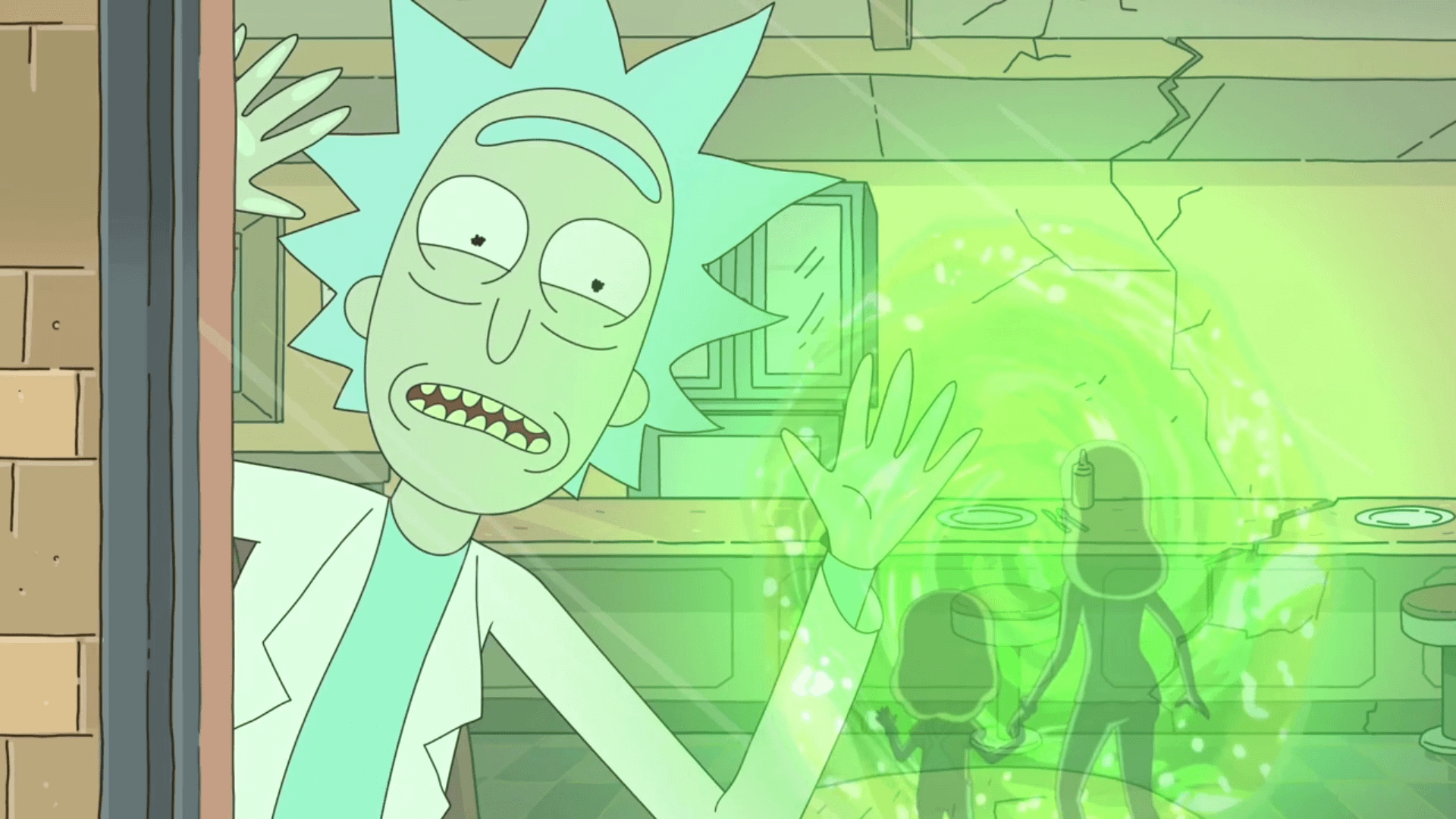 background rick and morty