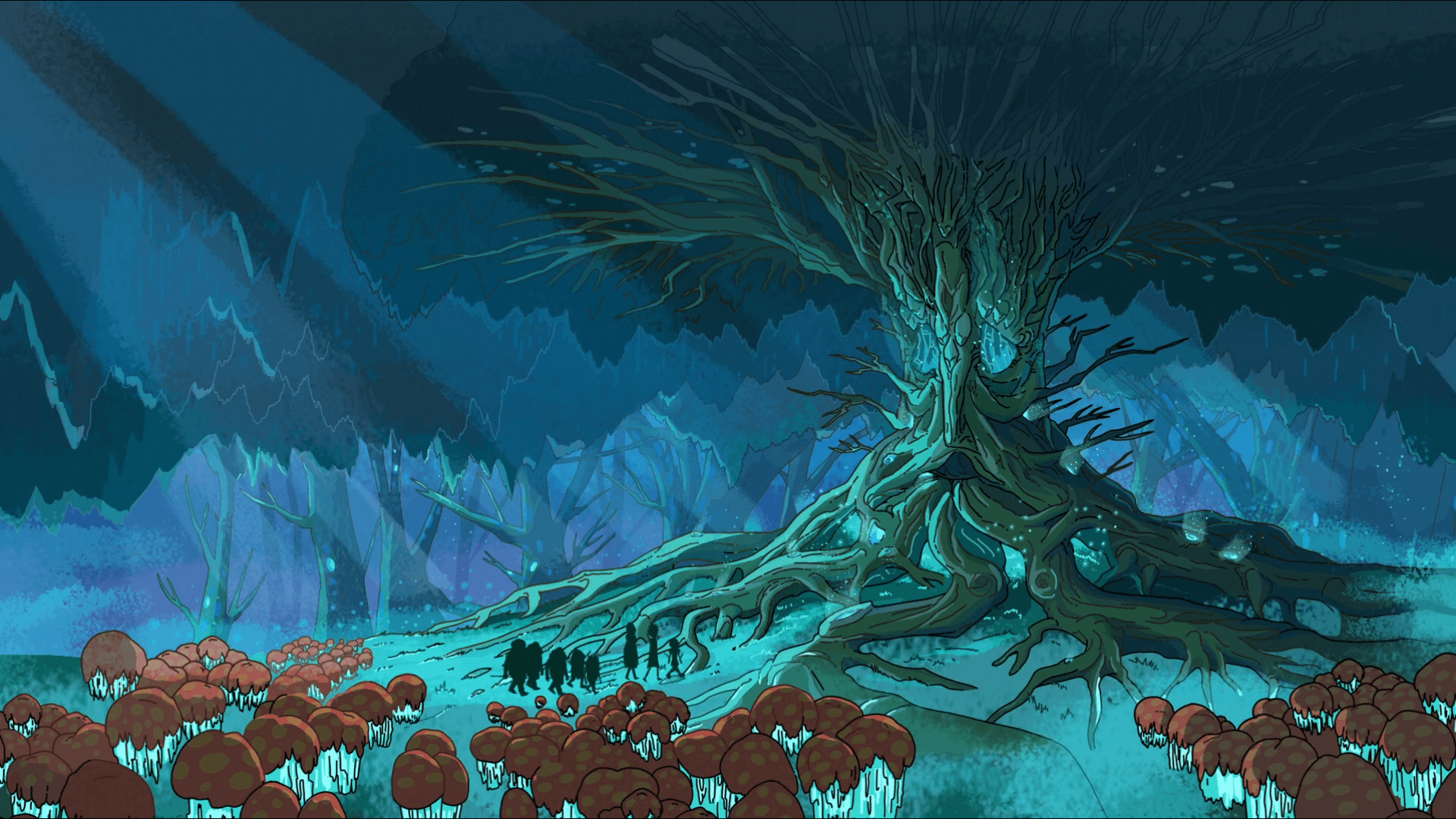 background rick and morty