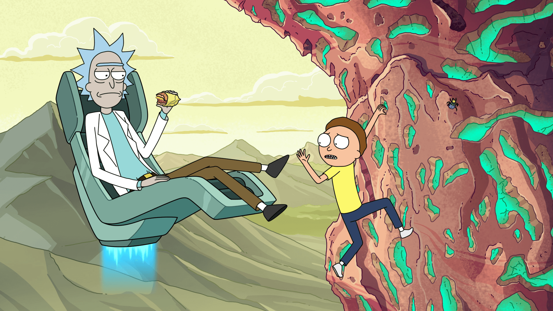background rick and morty
