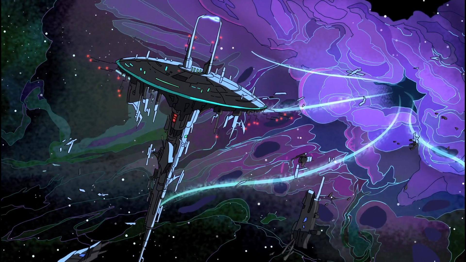 background rick and morty