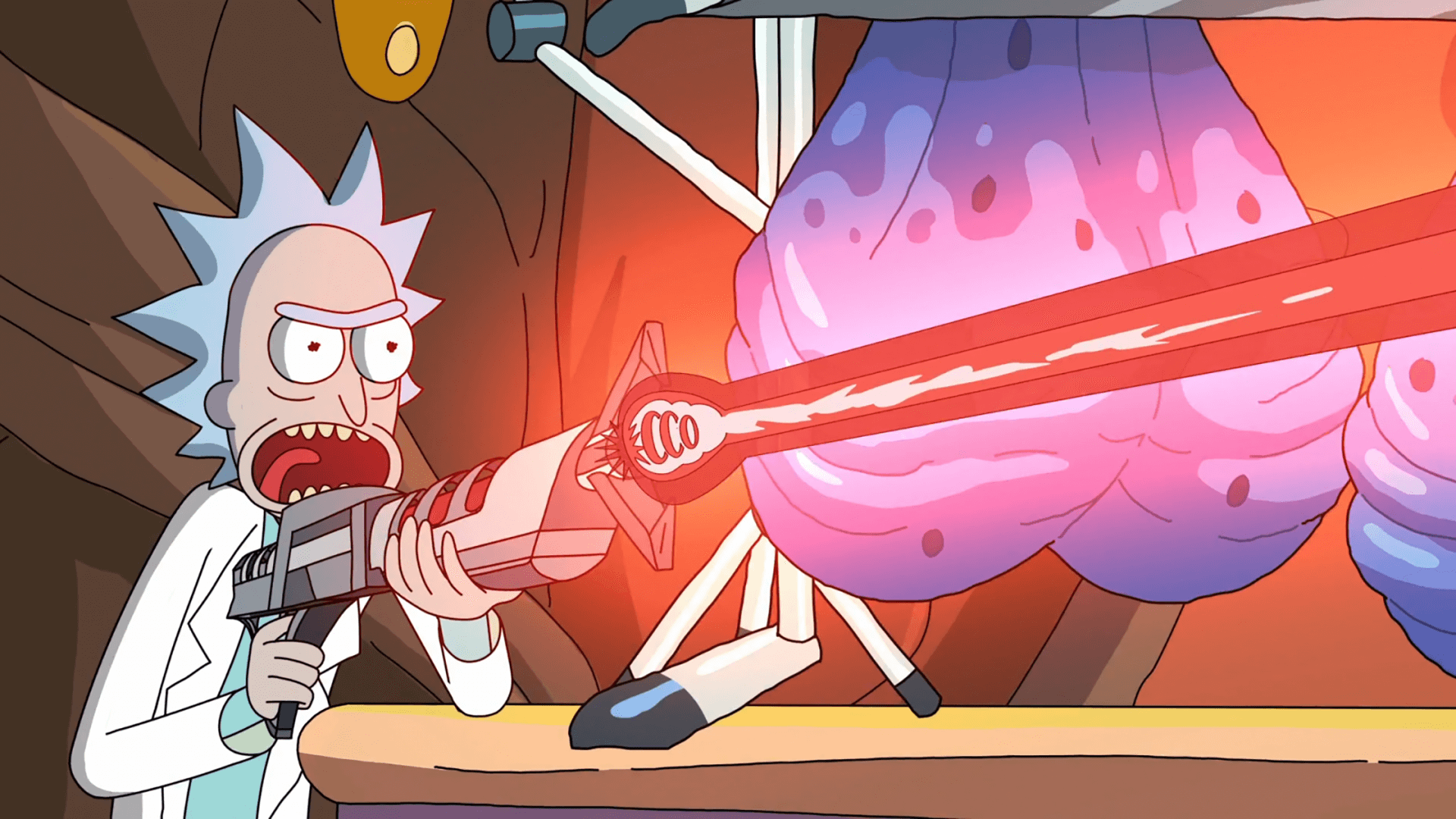 background rick and morty