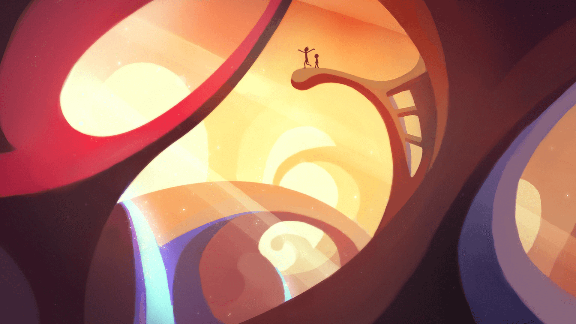 background rick and morty