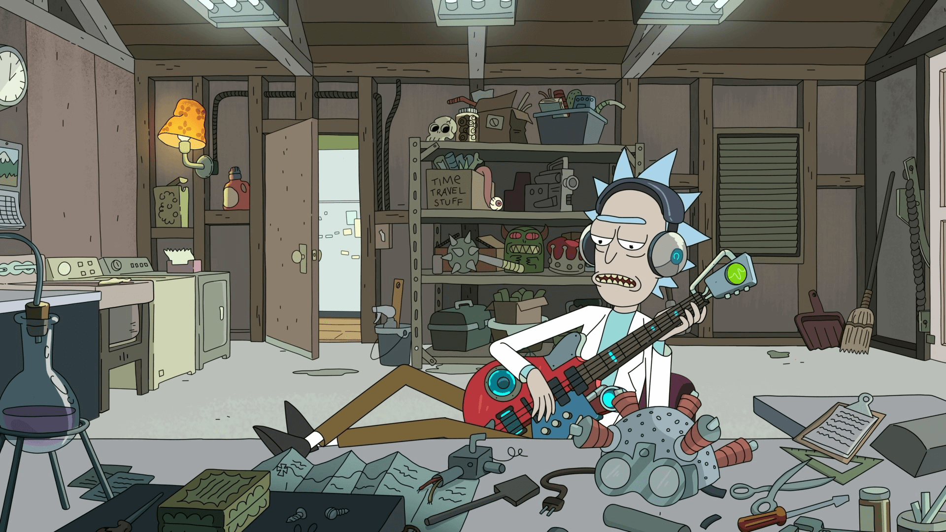 background rick and morty
