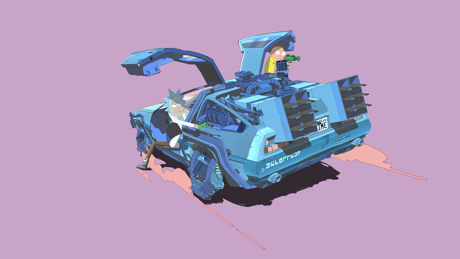 background rick and morty